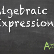 Algebraic Expressions
